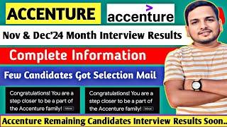 Accenture Remaining Candidates Selection Mail | Interview Results | Onboarding | Offer Letter,Bgv,JL