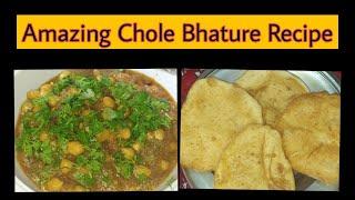 Punjabi Dhaba Style Chole Bhature recipe | Puffy Bhature | Instant Bhatura