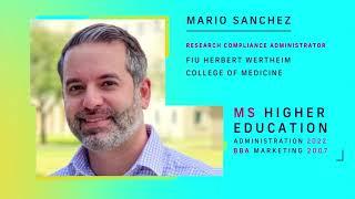 Real Students. Real Experiences. | Mario Sanchez