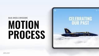 BLUE ANGELS EMISSIONS - MOTION WORK PROCESS