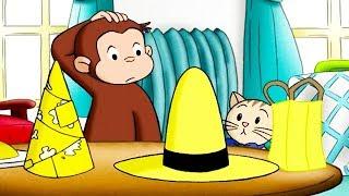 Curious George The Clean, Perfect Yellow Hat  Kids Cartoon Kids Movies Videos for Kids