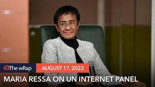 Maria Ressa among inaugural members of UN panel for internet policy