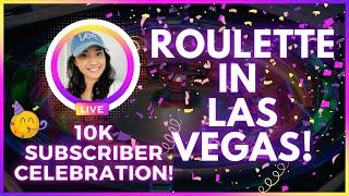  THAT WAS CRAZINESS!  10K CELEBRATION | LIVE 2 OF 4: Roulette at El Cortez in Las Vegas!