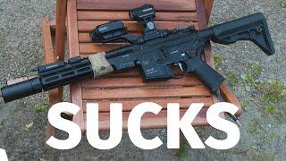 I Built the World's WORST Airsoft Rifle... Here's how