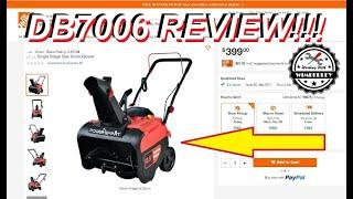 PowerSmart DB7006 Review! 21 in. Single Stage Gas Snow Blower SnowThrower Home Depot