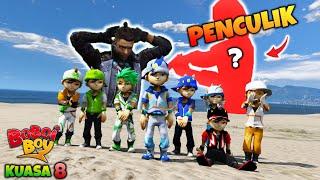 MISI BOBOIBOY KUASA 8 MENCARI PETUNJUK PENCULIKAN AYAH JUNIOR - GTA 5 MOD