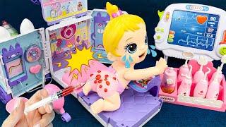 [74 minute video] BABY POP THE PIMPLES TOY SET, DOCTOR TOY - ASMR Toy Unboxing