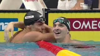 THOMAS CECCON WSC Budapest 2022 4x100 medley relay final GOLD MEDAL + EUROPEAN RECORD