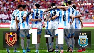 Venezuela 1 - 1 Argentina | Eliminatorias Sudamericanas al Mundial 2026 | Fecha 9