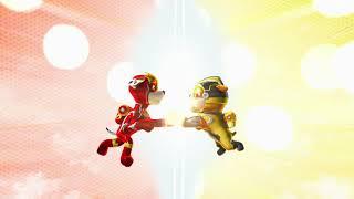 Paw patrol ll mighty pups charged up rubble and Marshall ll