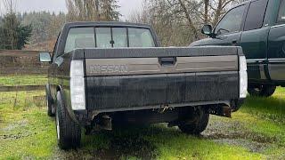 I installed clear taillights and front blinkers on my 1987 Nissan Hardbody