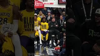 Luka Laughs While Bronny Trash Talks Fan 