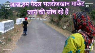 आज हम पैदल भतरौजखान जाने की सोच रहे हैं ll #nigrali #village #almora #uttrakhand #vlog #villagevlog