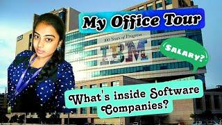 My Office Tour|IBM office Bangalore| Manayata Tech Park Complete Tour |My Job Designation|Salary ?