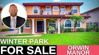 WINTER PARK HOMES FOR SALE * Authentic Mediterranean | Home For Sale | 3 Bedrooms 3 Baths 2 Car Gar