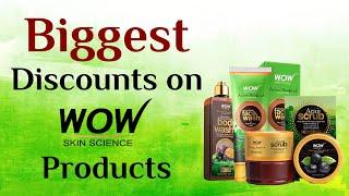 WOW Skin Science: Big Discounts On All Wow Products |Loot Offer On Wow Shampoo & Wow Face Wash