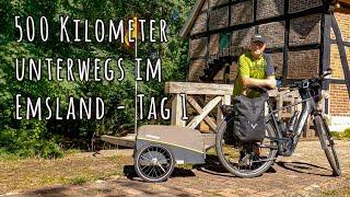 E-Bike Abenteuer Emsland  |  4 Tage Rundreise mit Rad & Zelt - Tag 1