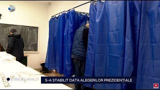 Stirile Kanal D - S-a stabilit data alegerilor prezidentiale | Editie de seara