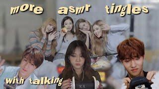 kpop idols doing asmr (kpop asmr compilation // with talking)