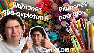 TAG DEL PLUMON  plumones que EXPL0TAN, PODRIDOS Y CON OLOR️ | Leo Study