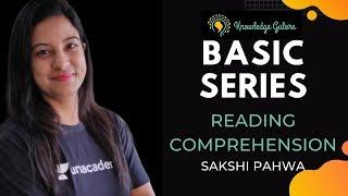 BASIC SERIES | READING COMPREHENSION-1 | BANK EXAMS |SAKSHI PAHWA