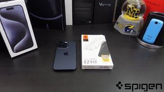 iPhone 15 Pro - Spigen Tempered Glas.tR EZ Fit Screen Protector!