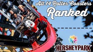Top 14 Roller Coasters at Hersheypark | Hershey, Pennsylvania (2023)