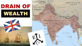 Drain of Wealth Theory in Hindi | Dadabhai Naoroji and His Drain Theory | How British Looted India ?