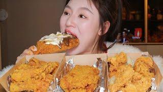 Fried Chicken Should be Eaten Like This, the Mixed Taste is Amazing~【Zhang Xixi】