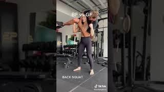 Couples doing a lift challenge 2