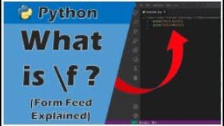 python form feed