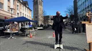 Das Schiff geht unter! Straßenpredigt Arno Rudnik