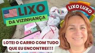 LIXO LUXO DOS ESTADOS UNIDOS, MUITA COISA PARA DOAR E FAZER A ALEGRIA DE MUITA CRIANÇA!