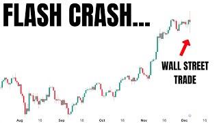 Wall Street Flash Crash Bitcoin… (BIG DARK POOL TRADE)