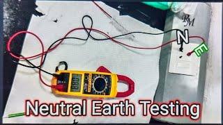 Neutral Earth Testing.#neutral #earth .....RM Technical