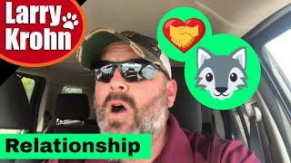 Relationship based dog training