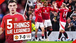 Ugarte's FIRST Start Impressions! Forwards FIRING! 5 Things We Learned... Man United 7-0 Barnsley