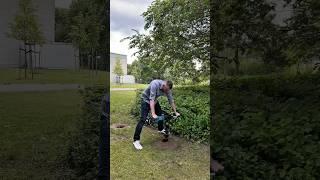 ROMAN drills the big holes  #shorts #diy