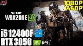 Call of Duty: Warzone 2.0 | i5 12400F + RTX 3050 | 1080p, 1440p benchmarks!