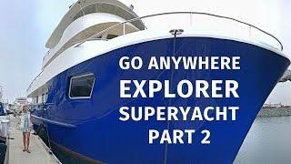 $6,900,000 ALLSEAS 92 EXPEDITION Explorer SuperYacht Tour Liveaboard Yacht PART II