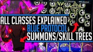 Blue Protocol - All Classes Abilities + Imajinn Monster Summons + Skill Trees Explained! #imajinn