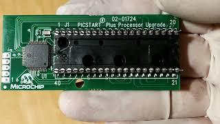 MICROCHIP PICSTART PLUS Programmer - How to Install Processor UPgrade KIT / UK003010