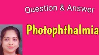 Photophthalmia // Snow blindness// MBBS theory exams// Ophthalmology// Optometry