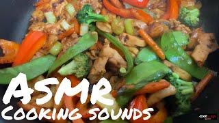 Chop Suey | Cooking, sizzling, chopping sounds | ASMR is life