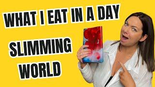 DAY 1 SLIMMING WORLD WHAT I EAT IN A DAY - FIRST TIME BACK TO GROUP WEIGH IN