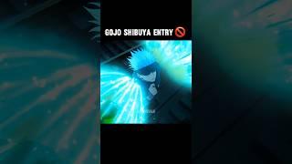 Gojo Shibuya Entry  #gojoamvedit #gojosaturoamv #gojosatoruedit #jujutsukaisen #anime
