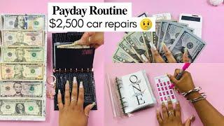 LOW CASH ENVELOPE STUFFING 2024 | Paycheck Cash Stuffing | SAVINGS CHALLENGE STUFFING | December #2