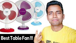 Best Table Fan under 1500 !! Top 5 Best High Speed Table Fan Brands in India 