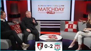 LIVERPOOL DESTROY BOURNEMOUTH 2-0!  PUNDITS’ CRAZY ANALYSIS + ARNE SLOT REACTS WITH SALAH & ALLISON