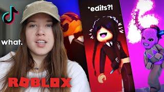 reacting to tiktok roblox edits...